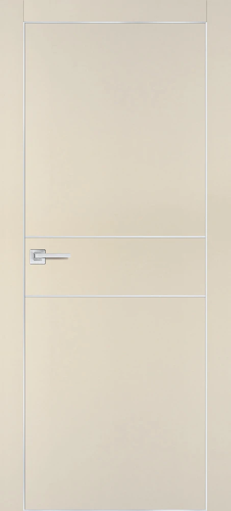 Фото Межкомнатная дверь PX-15  AL кромка с 4-х ст. Бежевый матовый
