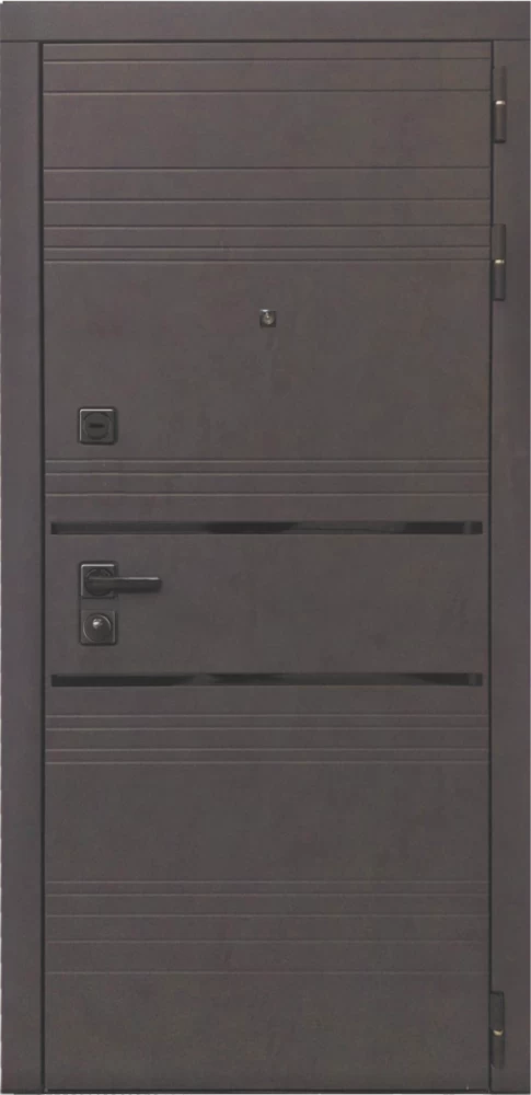 Входная дверь ДвериПРО L-43 ФЛ 244 беленый дуб DPRO196808 внешняя сторона