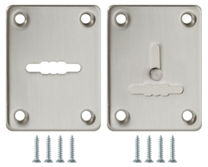 Накладка на сувальдный замок ESC.S-lift+S/K.set (ESC081/082) мат.никель (2шт.)