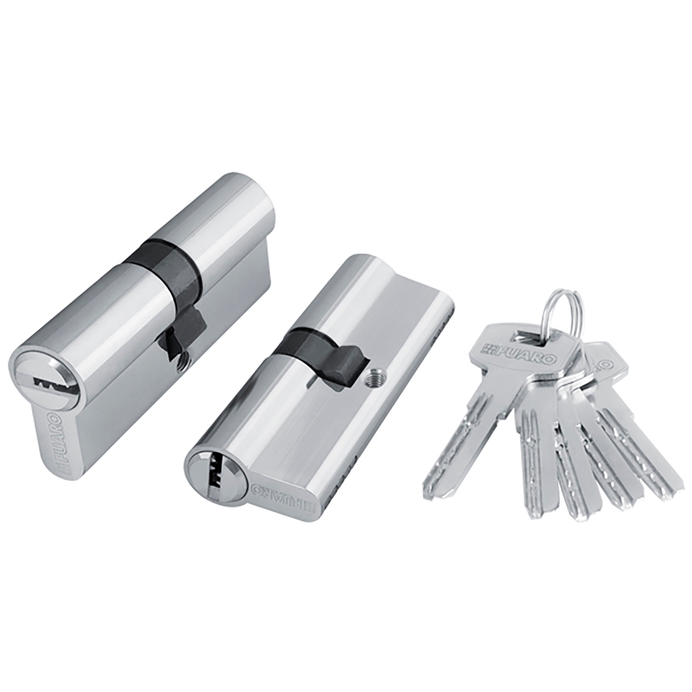 Фото Цилиндровый механизм (200 ZA/80) 2000ZAKey80(35+10+35) CP хром 5Key